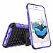 iPhone 7 Plus Case, CINEYO(TM) heavy Duty Rugged Dual Layer Case with kickstand (Apple Iphone 7 Plus case Black) (Purple)