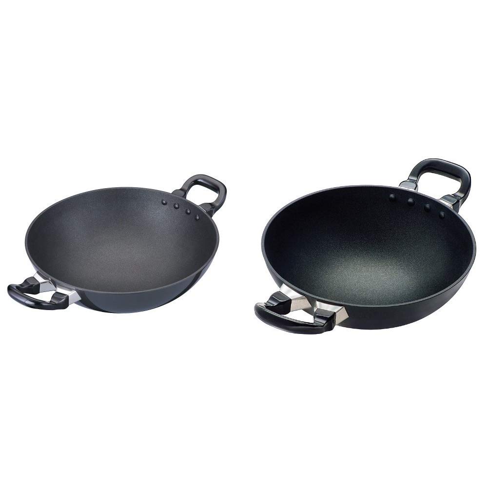 Buy Hawkins Futura NonStick Kadhai DeepFry Pan, 2.5 Litres/26cm