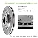 SCITOO Front Brake Rotors, 2pcs Drilled & Slotted Brakes Kit fit for 03-08 for Pontiac Vibe,05-07 10 for Scion tC,00-05 for Toyota Celica,03-08 for Toyota Corolla,03-08 for Toyota Matrix