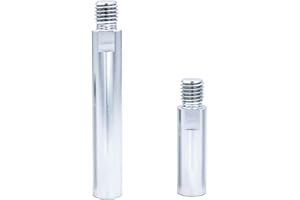 Bridiof 5/8"-11 Thread Rotary Extension Shaft Set, 3" & 5", Aluminum Connecting Rod Extender for Car Polisher, Angle Grinder, Backing Plate
