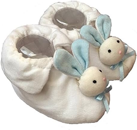 Infant Bunny Booties Blue