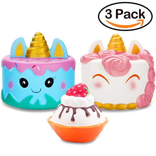 R • horse jumbo narwhal cake squishy kawaii cute unic…