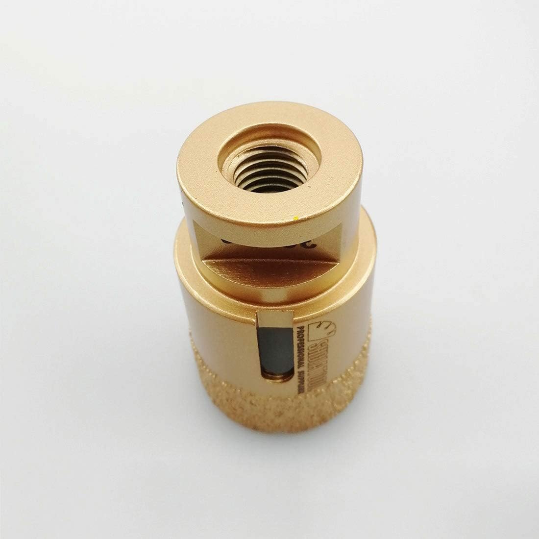 SHDIATOOL Diamond Drill Core Bit Diameter 38mm for Porcelain Tile Granite Marble Dry Drilling, Golden - Image 5
