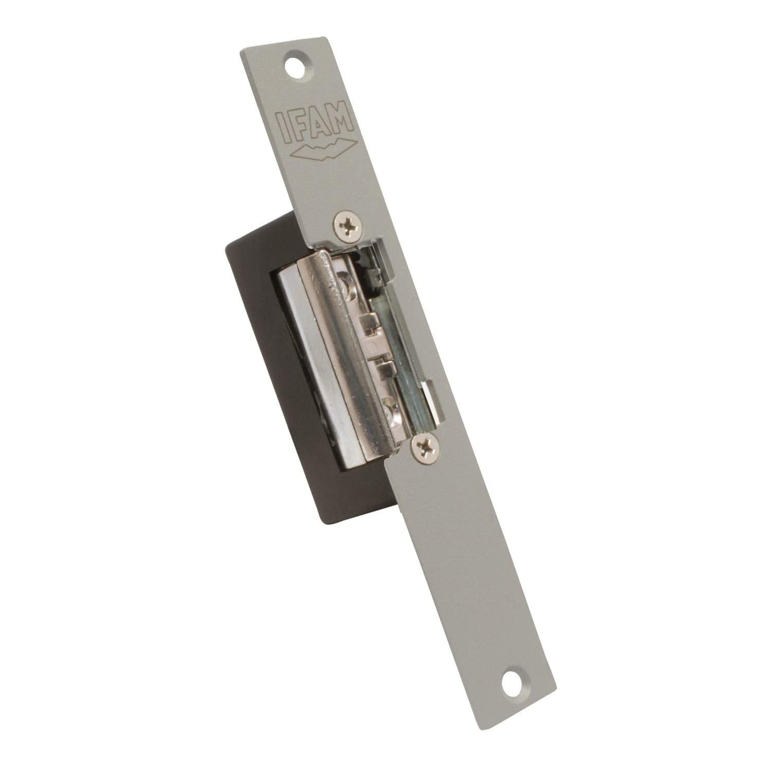 Ifam E-Strike A1D1ANB01G Automatic Lever Release Electric Closer, Gray, Con Frente