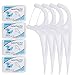 FAMILIFE Floss Picks, 240 Count Unflavored Dental Floss Cleaner, Tooth Picks Flossers with 4 Travel Handy Cases, Helps to Fight Tooth Decay and Keep Your Teeth Clean,Flossing Sticks for Family