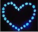 TR318 Glow in The Dark Garden Pebbles Stone for Walkway Yard and Decor DIY Decorative Gravel Stones in Blue (400PCS)