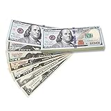 Orcalo Fake Money Prop Money Dollar $3,760 Fake Dollar Bills Play Money USD Cinema Props Prop Stack