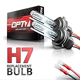 OPT7 2pc Blitz H7 Replacement HID Bulbs [5000K Bright White] Xenon Light