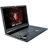 CUK GS63VR Stealth PRO Gamer VR Ready Notebook (Intel i7-7700HQ, 16GB DDR4, 500GB NVMe SSD + 1TB HDD, NVIDIA GTX 1060 6GB) - 15.6" Full HD, Windows 10, Portable Ultrabook Gaming Laptop Computer