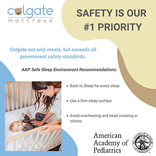 Colgate Mattress Cradle & Mattress GREENGUARD Gold Certified