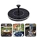 LUXJET 1.4W Floating Solar Fountain Pump Mini Garden Water Pump for Courtyard Bird bath, Maximum Flow 150L/H
