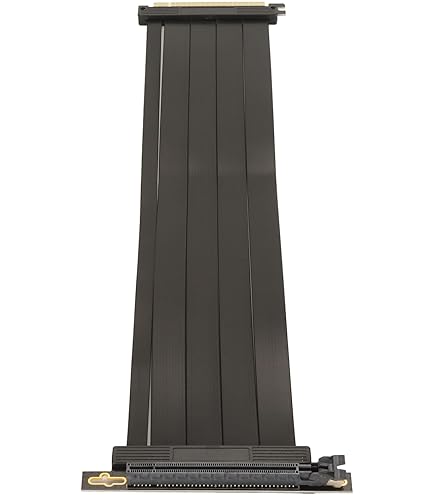 Cavo Riser PCIe 4.0 Zunate, Extender Flessibile Da 20 Cm, Angolo 180°, Placcato Oro, Per RTX3090/3080 E Schede Madri Moderne