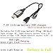 XiaoPengYo Quadcopter 7.4V Lipo Battery Charger USB Charger Cable for Syma X8 & H502S H502E H501S H501C & Bugs 3 B3 Drone F100 Drone & F100 Ghost Drone
