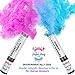 Baby Gender Reveal Powder Cannons | Features More Powder for Ultimate Burst and Gift Ready Packaging | Set of 4 Party Poppers (2 Pink, 2 Blue) | Boy or Girl Gender Reveal Party Supplies