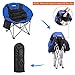 ENKEEO Camping Folding Chair Portable Moon Saucer Chair Support 330 LBS with Heavy Duty Steel Frame Comfortable Padded Round Seat for Outdoor, Picnic, Fishing, Backyard, and Indoors, Carry Bag Includethumb 4