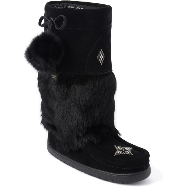 Bottes D'hiver Fourrure De Chèvre Marron Taille 42 - Mukluks, Fait Main En Ukraine