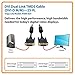 Tripp Lite DVI Dual Link Cable, Digital TMDS Monitor Cable (DVI-D M/M) 25-ft.(P560-025) White