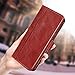 ProCase Genuine Leather Case for Galaxy Note 9, Vintage Wallet Folding Flip Case with Kickstand and Multiple Card Slots Magnetic Closure Protective Cover for Samsung Galaxy Note 9 (Red)