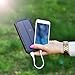 Solar Charger, Solar Power Bank by Edaisy 8000mAh External Backup Solar Battery Charger Solar Phone Charger Dual USB Solar Power Charger with 6 LED Light for iPhone iPad Samsung Cellphones and More
