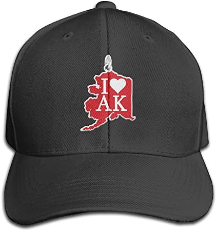 I Love Alaska AK Mens&womens Fashion Sandwich Cap Baseball Cap
