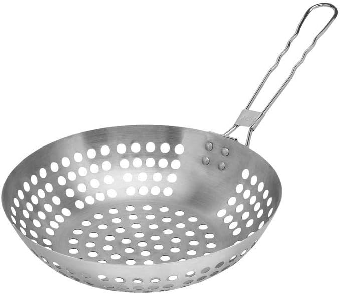 Grillwok mit klappbarem Griff ø277x68mm
