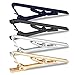 selizo 4Pcs Tie Clip Neck Tie Bar Pins for Men (Silver, Gold, Black, Blue) … (Tie Clips)