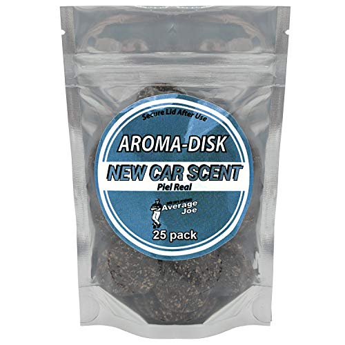 Aroma Chips New Car Smell (25 Pack) Car Air Freshener with 2 Vent Clips