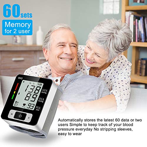 Blood Pressure Monitors, Fully Automatic Accurate Digital Wrist BP