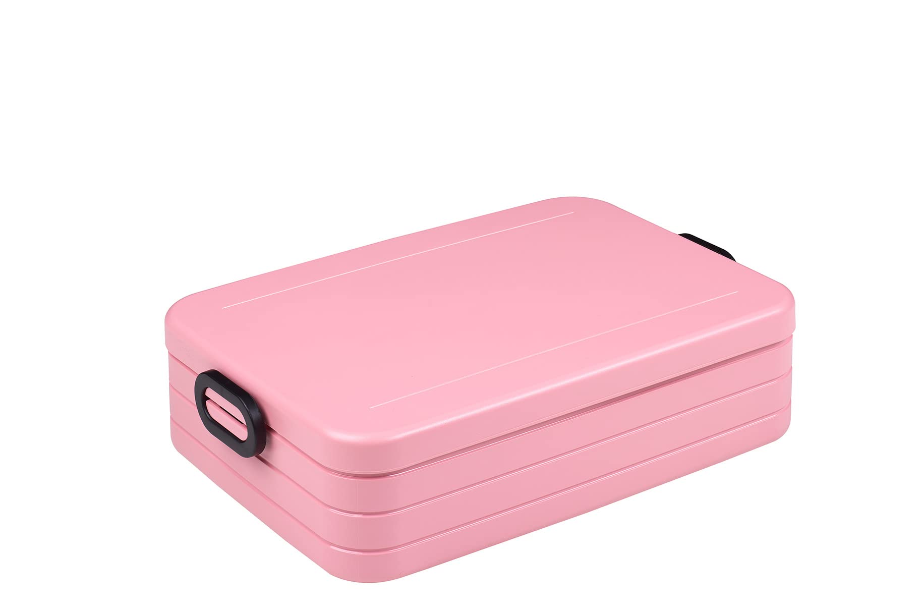 Mepal – Lunch Box Take a Break Large – Lunch Box to Go - for 4 Sandwiches or 8 Slices of Bread – Suitable for The Dishwasher - 1500 ml - Nordic Pink