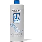 Salon Care 20 Volume Clear Developer, Superior Gray Coverage, Stabilized Formula for Consistent, Predictable Results, 32 Ounce