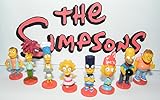 The Simpsons Deluxe Party Favors Goody Bag Fillers Set of 8 Funny Mini Bobblehead Figures with Homer, Marge, Bart, Sideshow Bob and More!