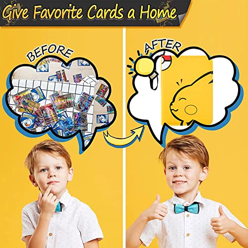 Cooopoo Design Card Binder 4-Pocket for Boys & Girls, 440 Pockets Cute Trading Cards Holder Collection Case with Sleeves for Cards - Ideal Gift in Dubai - UAE | Whizz Cooopoo Design Card Binder 4-Pocket for Boys & Girls, 440 Pockets Cute Trading Cards Holder Collection Case with Sleeves for Cards - Ideal Gift in Dubai - UAE | Whizz