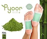 Foot Pads | Better Sleep, Impurity Remover | 100% Natural Green Tea, Foot Care | Aromatherapy| Energy Boost | Pain Relief | Tension Reliever | Health Care | Cleanse | 20 Foot Patch Pack
