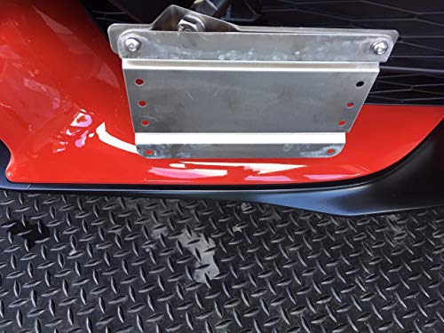 GMG Motorsports NO Holes License Plate Bracket for The Toyota Supra (2020- Present) No Drill Tow Hook License Plate Mount