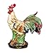 Deco 79 Rooster Sculpture, Medium, Green/Brown/Red