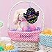 ORIENTAL CHERRY Easter Basket Stuffers - Easter Crafts Kit for Kids - Rainbow Scratch Art (Makes 48 Ornaments) - Bunny Eggs Chicken Decoration for Home Tree Classroom Party