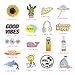 35pcs Cute VSCO Stickers for Hydro Flask | VSCO Stuff for Girls, Teens, Kids, Women | Trendy Aesthetic Stickers for Waterbottles, Laptop, Phone, Guitar, Helmet, Skateboard Decals