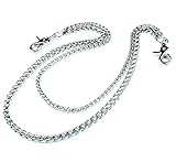 DoubleK 2 Roof Durable Biker Key Jean Wallet Chain (24