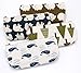 Set of 4 - Adorable Pencil Case Pen Zipper Bag Coin Organizer Makeup Costmetic Bag Pouch (Forest)