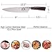 MRKPRESTIGE Chef Knife 8 inch Chefs Knife High Carbon Stainless Steel Kitchen Knife - Suitable for Chopping, Slicing, Dicing, Cutting Meat, Bread, and Veggies