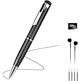 128GB Voice Recorder with Noise Cancellation - Clear Audio Recording for Meetings, Lectures & Interviews | Portable Digital Recorder for Students, Professionals & Work