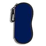 Hion Eyeglass Case Sunglasses Soft Pouch with Belt