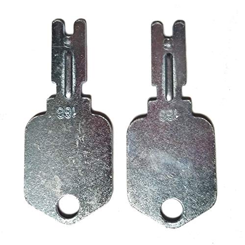Mover Parts (10) Forklift Key for Clark Yale Hyster Komatsu Gradall Gehl Crown & More 166