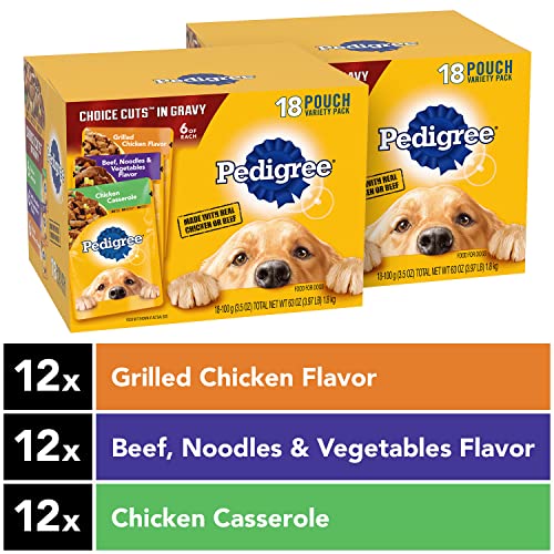 Wet Dog Food Pedigree Choice Cuts In Gravy Adult Canned Soft Beef
