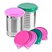 Reusable Can Lids Tight Seal Cover For Canned Food And Pet Food Storage, Set of 6, Durable Plastic Can Cover.- 3.5-Inches