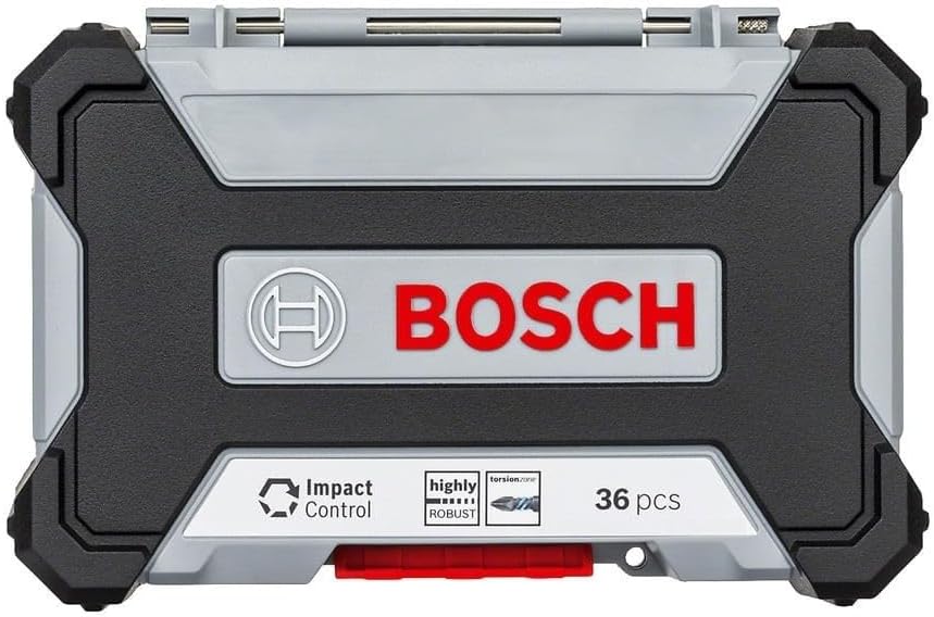Bosch Professional 36 Pieces Impact Driver Bit Set with Impact Control