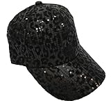 Women's Glitter Sequin Baseball Cap Hat