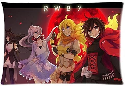 Cartoon Ruby Rose Anime Pillowcase Rwby Printed Rectangle Pillowcase 16 By 24 Amazon Co Uk Electronics