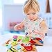 AKAMINO Wooden Animal Jigsaw Puzzles for Toddlers Kids 1 2 3Years Old, Boys & Girls Educational Toys Gift with 6 Animals Patterns, Vibrant Color Shapes