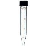 Deschem 4 Pieces 15mL Glass Centrifuge Test Tube